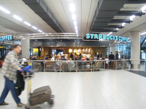 Amsterdam schiphol airport coffee shop