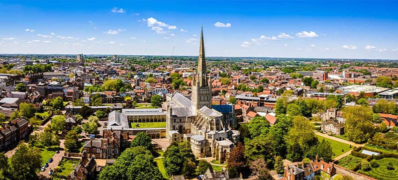 Φτηνές Ενοικίαση αυτοκινήτων σε Νόριτς Αεροδρόμιο